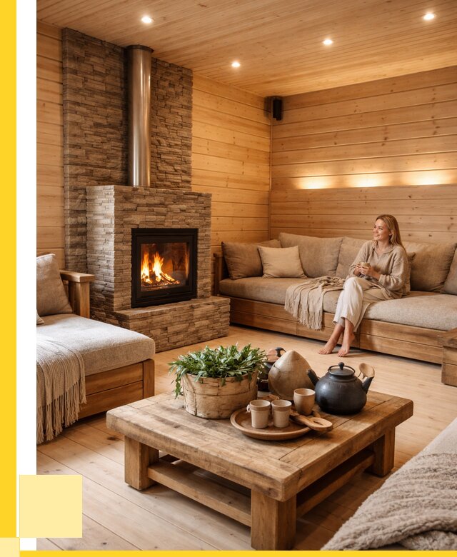 Проект бани с комнатой отдыха в Краснотурьинске от 37216 р. | ЭриданКту