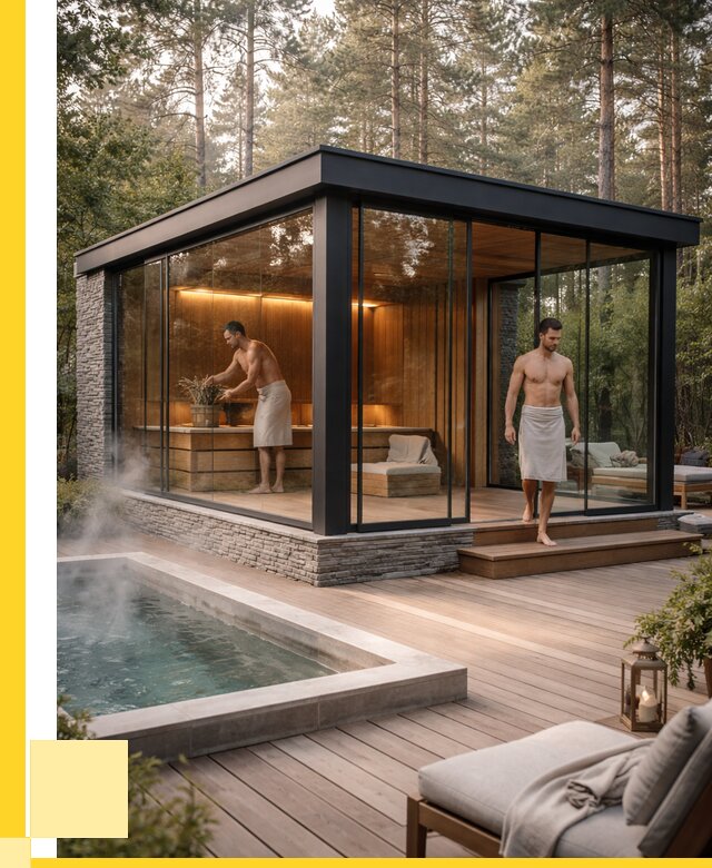 Стеклянные бани и двери в Краснотурьинске от 478485 р. | ЭриданКту