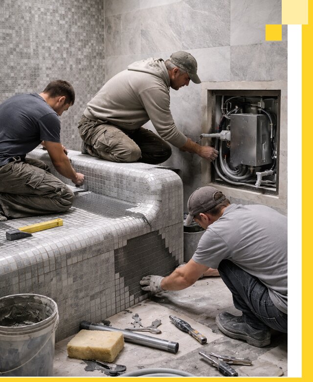 Проекты хамамов под ключ в Краснотурьинске и дизайн и строительство