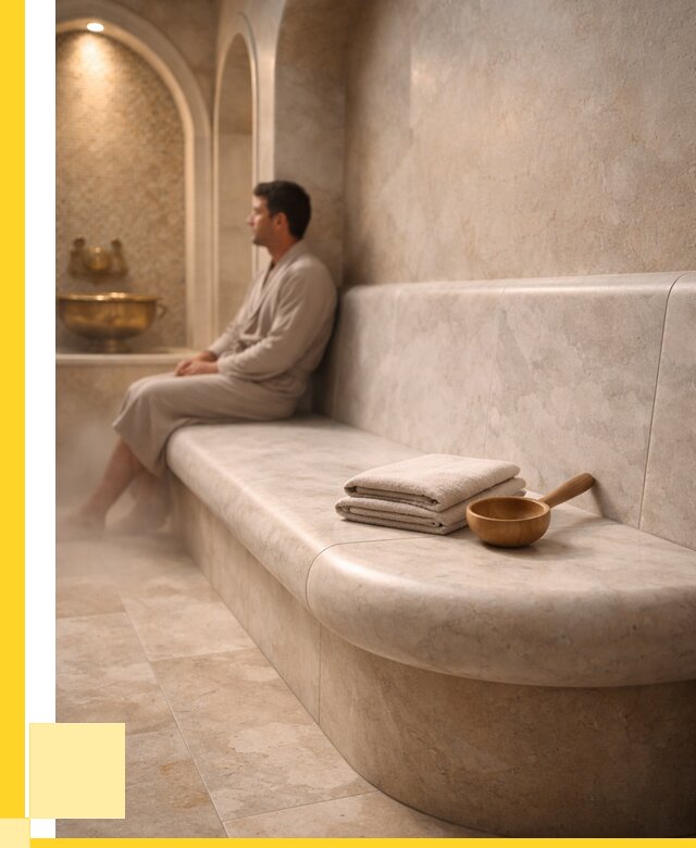 Сиденья для хамама в Краснотурьинске под ключ от 12760 р. | ЭриданКту