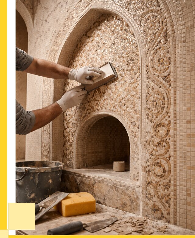 Мозаика для хамама в Краснотурьинске под ключ от 5317 р. | ЭриданКту