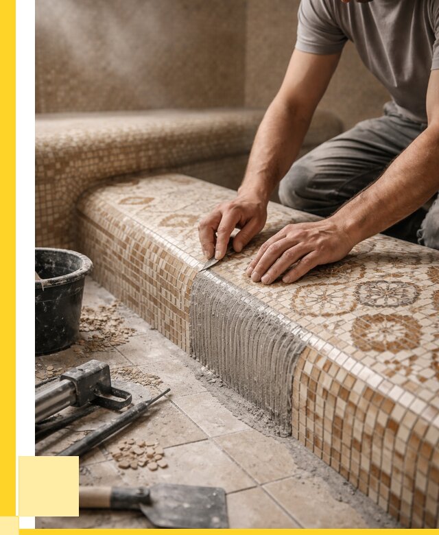 Плитка для хамама под ключ в Краснотурьинске от 3722 р. | ЭриданКту