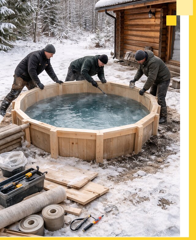 Изготовление и установка ледяных купелей под ключ в Краснотурьинске